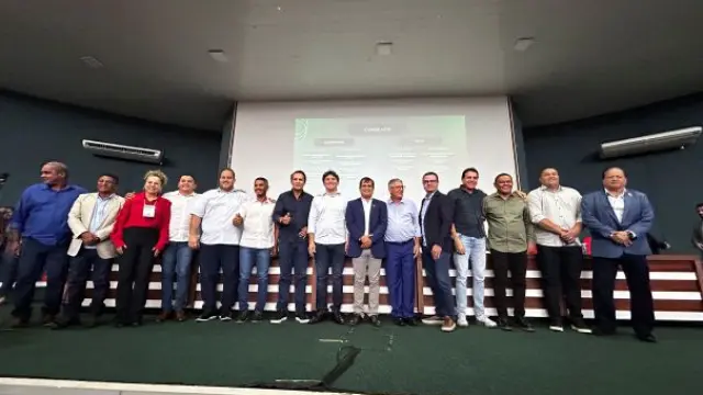 Prefeito Thiago Lagoense participa da eleição da nova diretoria da ATM ao lado de lideranças municipais e estaduais